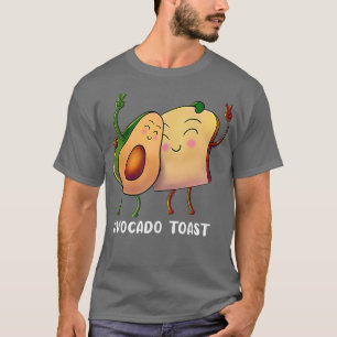 Avocado Toast - Fruit Alligator Pear Bread Vegan V T-Shirt