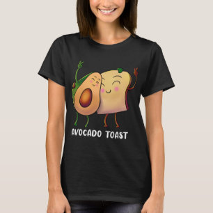Avocado Toast - Fruit Alligator Pear Bread Vegan V T-Shirt