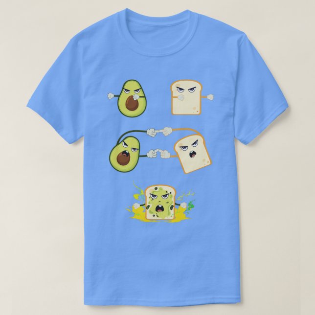 Avocado Toast Fusion Bread Spread Guacamole T-Shirt (Design Front)