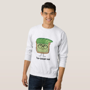 Avocado Toast Hipster glasses greaser hair Sweatshirt