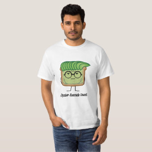 Avocado Toast Hipster glasses greaser hair T-Shirt