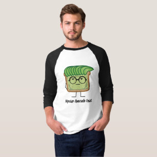 Avocado Toast Hipster glasses greaser hair T-Shirt