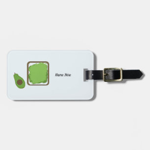 Avocado Toast Luggage Tag