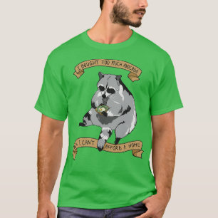 Avocado toast racoon T-Shirt