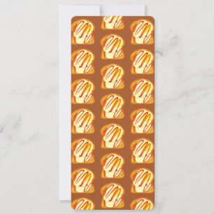 Avocado Toast With Egg And Tomato Flat Card