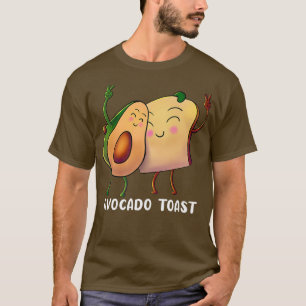 Avocado ToastFruit Alligator Pear Bread Vegan Vege T-Shirt