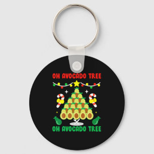 Avocado Tree Funny Food Vegan Christmas Gift Key Ring