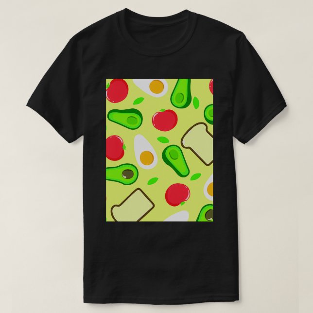 Avocado Tropical Creative Sweet Tropical Classic T T-Shirt (Design Front)