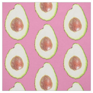 Avocado Tropical Fruit Fabric