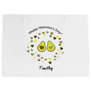 Avocado Valentine Large Gift Bag