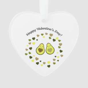 Avocado Valentine Ornament