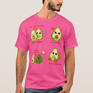 Avocado Valentine Valentinex27s Day Sticker Pack T-Shirt