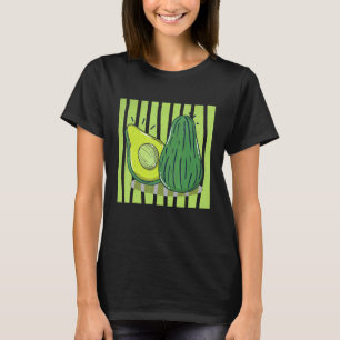 Avocado Vegan Lazy Halloween Costume T-Shirt