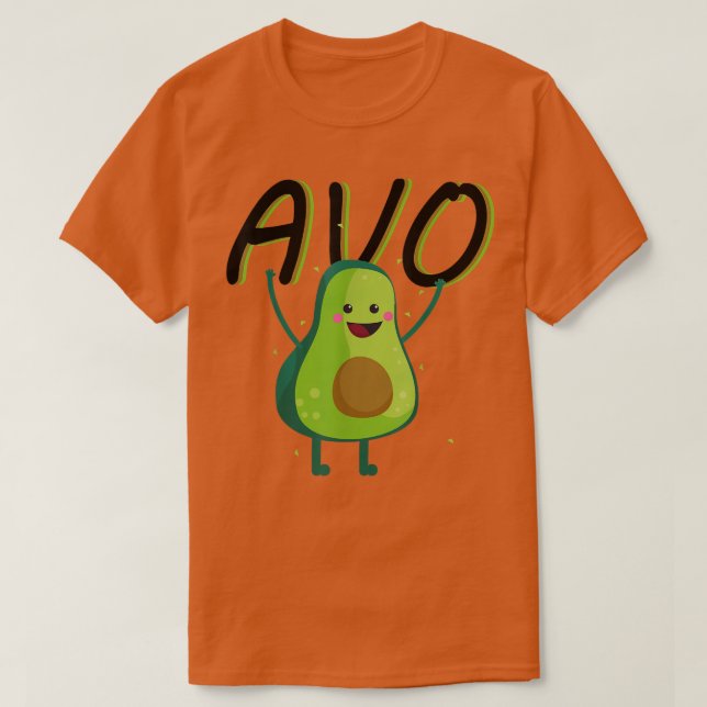 Avocado Vegan Vegetarian for Couples Partners pres T-Shirt (Design Front)