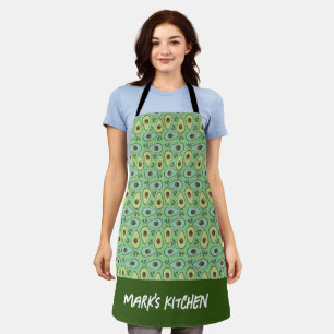 Avocado Vegetable Fruit Chef Kitchen Apron