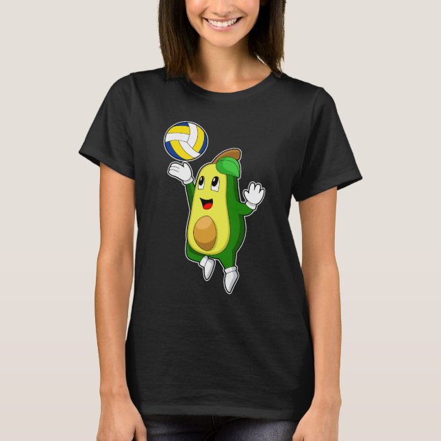 Avocado Volleyball T-Shirt (Front)
