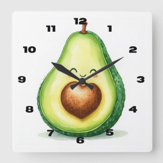 Avocado Wall Clock