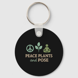 Avocado Yoga Funny Namaste Pun Plant-sed Fitness S Key Ring