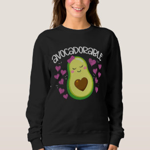 Avocadorable Backprint Avocado Sweatshirt