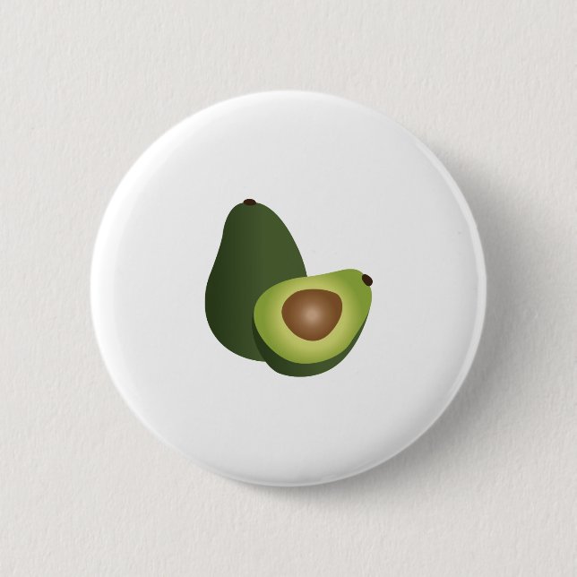Avocados 6 Cm Round Badge (Front)