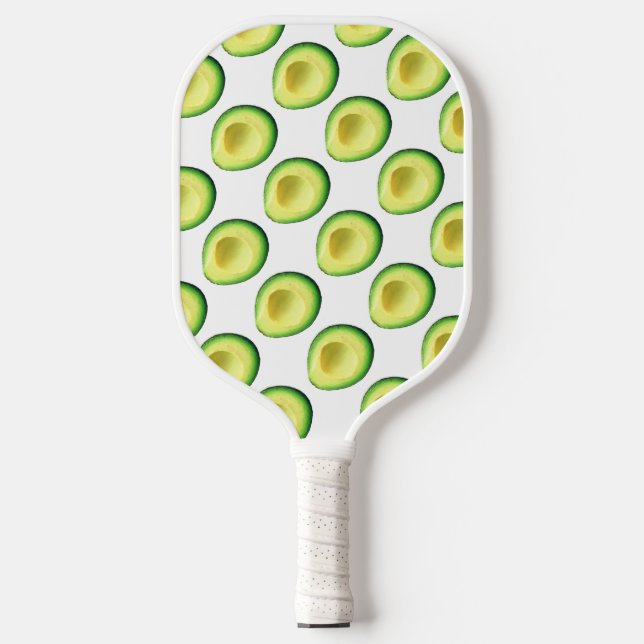 Avocados Green Guacamole Pickleball Paddle (Front)