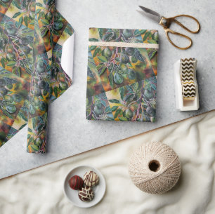 Avocados in the Autumn Sun Painting by Alfred Fox Wrapping Paper