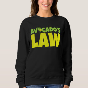 Avocado's Law Avogadro Go Vegan Sweatshirt