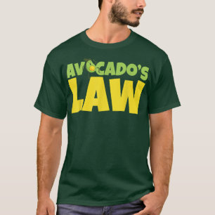 Avocados Law Avogadro Go Vegan T-Shirt