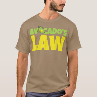 Avocado's Law Avogadro Go Vegan T-Shirt