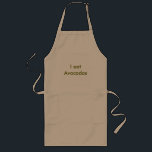 Avocados Long Apron<br><div class="desc">Avocado</div>