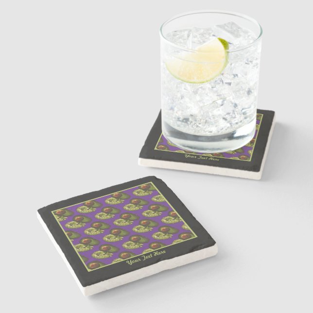 Avocados Stone Coaster (Side)