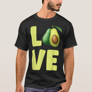 Avocados Vegetarian Vegan Food Avocado Love T-Shirt