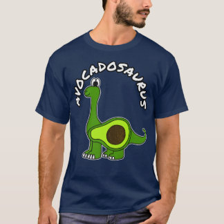Avocadosaurus Avocado Dinosaur Plant Based Funny V T-Shirt