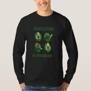 Avocalution   Be Avocabulous Vintage Avocado Yoga T-Shirt