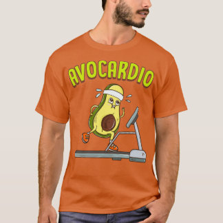 Avocardio Avocado Cardio Pun Running Exercise Gym T-Shirt