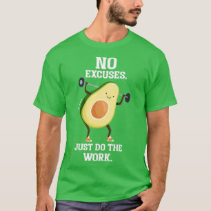 Avocardio Avocado Gym Fitness T-Shirt