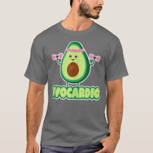 Avocardio Avocado Seeds Workout Eercise Fitness Gy T-Shirt