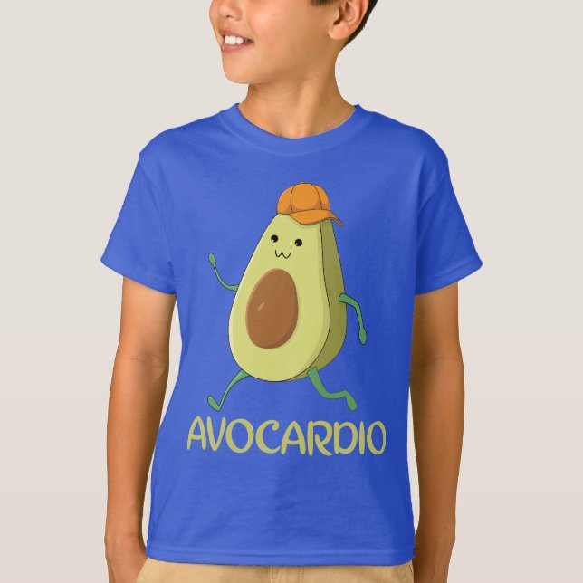 avocardio cute design T-Shirt (Front)