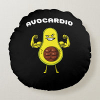 Avocardio Fitness Avocado Funny Vegan Workout Joke