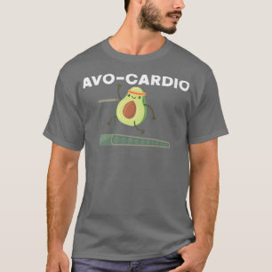 AvoCardio Funny Food Pun Lover Avocado Lover Cardi T-Shirt