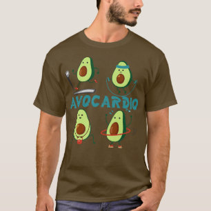 Avocardio, Gym Funny, Avocado Workout For Men Wome T-Shirt