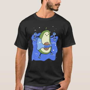 Avocardio heart fitness cardio Aquagym vegan veget T-Shirt