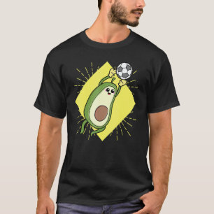 Avocardio Soccer heart fitness cardio sport vegan  T-Shirt