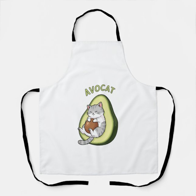 Avocat Cuteness Apron (Front)