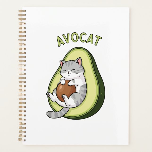 Avocat Cuteness Planner (Front)