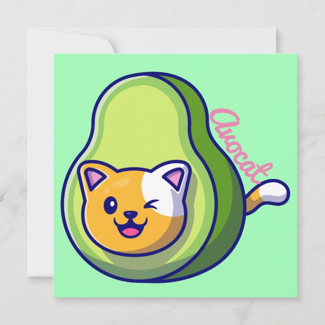 Avocat  holiday card (Front)