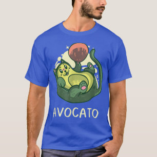 Avocato Avocado Cat Vegan Vegetarian T-Shirt