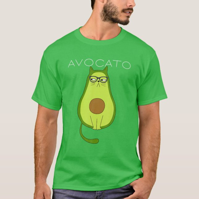 Avocato Cat Avocado Costume T-Shirt (Front)