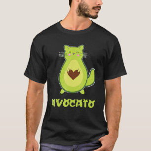Avocato  Cat Avocado Pun Mum  Owner Joke Vegan T-Shirt