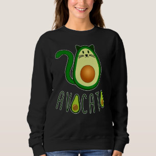 Avocato Cats Avocado Fruit Cat Animal And Pet Own Sweatshirt